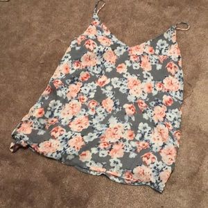 floral tank top